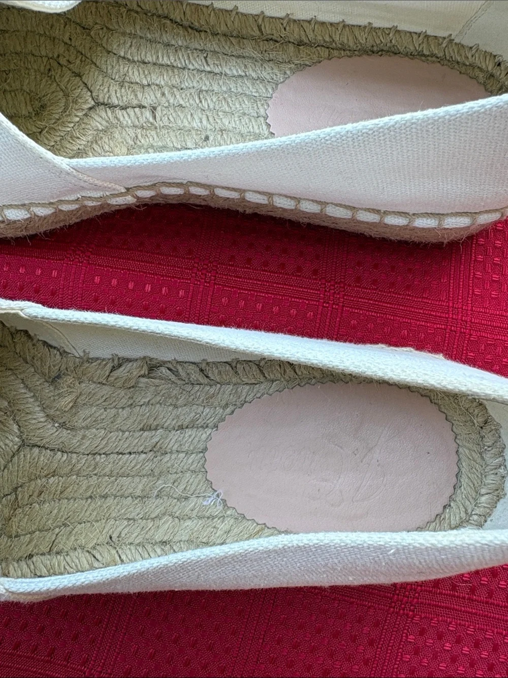J. Crew Canvas White and Black-Toe Espadrilles